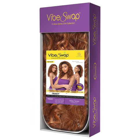 Vanessa Vibe Swap Drawstring Half Wig - TRIXEY