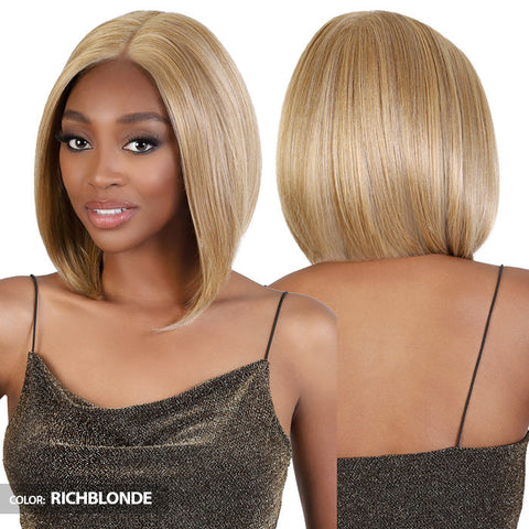 Motown Tress Glueless 360 Whole Lace HD Hand-Tied Lace Wig - WHLB.JAX - Human Hair Blend