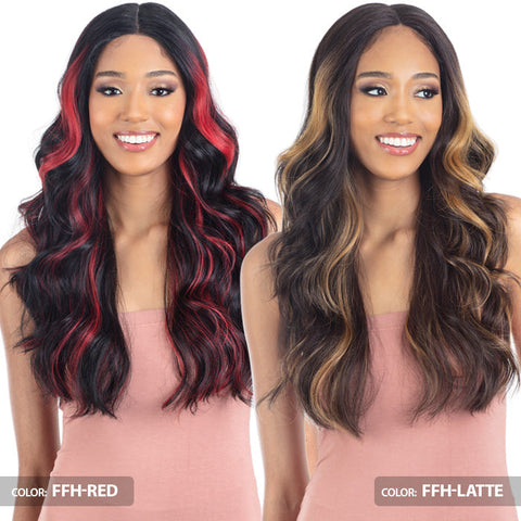 Mayde Mocha 100% Human Hair Blend HD Lace Front Wig - VANILLA