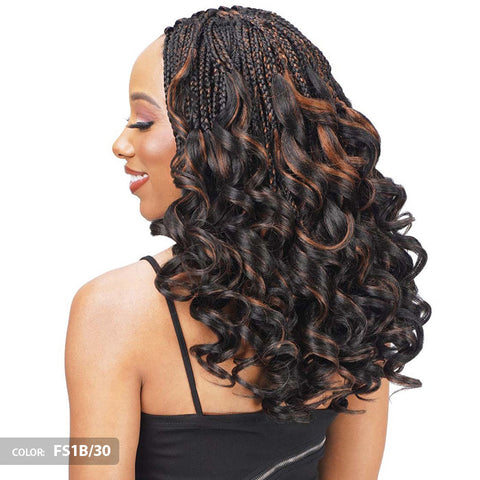 Zury Sis Pre-Stretched Crochet Braid - FRENCH CURL BRAID 24" 10X