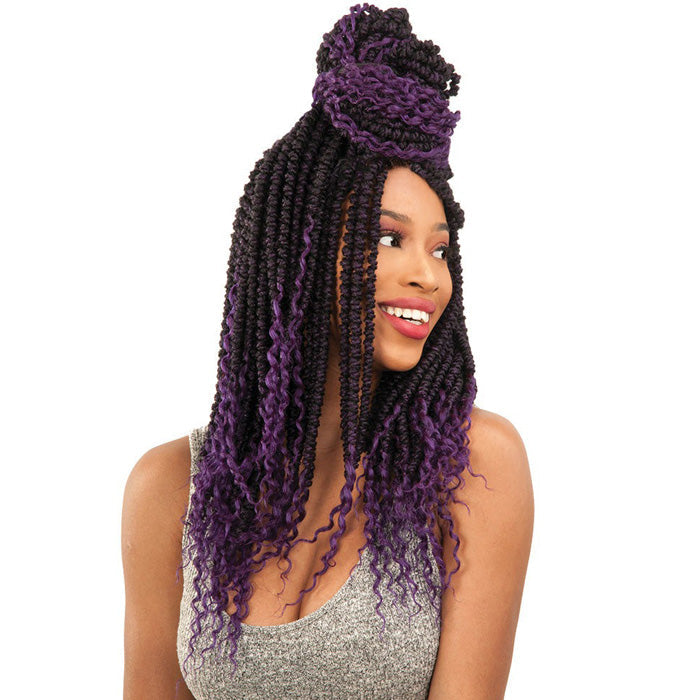AliTress Pre-Looped Crochet Braids - PASSION TWIST 22" 2X