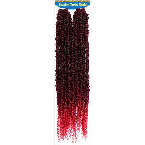 AliTress Pre-Looped Crochet Braids - PASSION TWIST 22" 2X