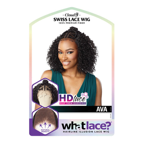 Sensationnel Cloud 9 What Lace Swiss Lace HD 13x6 Front Lace Pre-Braided Wig - AVA