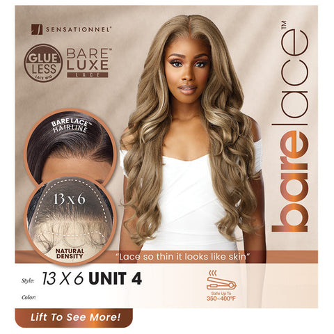 Sensationnel Bare Lace Glueless Extra Transparent Luxe 13X6 Lace Front Wig - 13X6 UNIT 4