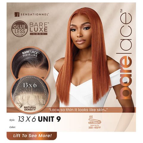 Sensationnel Bare Lace Glueless 13x6 Extra Transparent Luxe Lace Front Wig - 13x6 UNIT 9