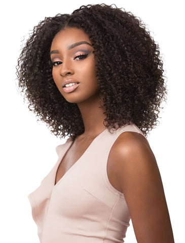 Sensationnel Bare & Natural 100% Unprocessed Brazilian Virgin Remy 4x4 Swiss Lace Front Wig BOHEMIAN