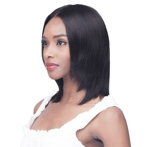 Bobbi Boss 100% Unprocessed Remy HD Lace Bundle Hair Wig -STRAIGHT 12"