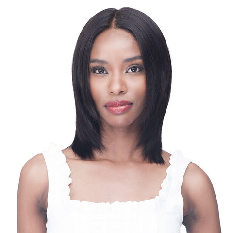 Bobbi Boss 100% Unprocessed Remy HD Lace Bundle Hair Wig -STRAIGHT 12"