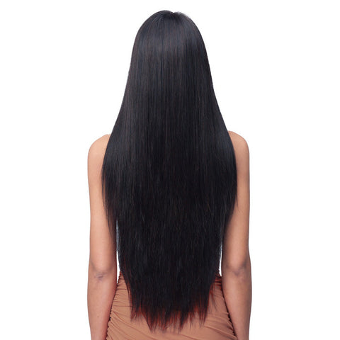 Bobbi Boss 100% Unprocessed Remy HD Lace Part Bundle Hair Wig - STRAIGHT 28"