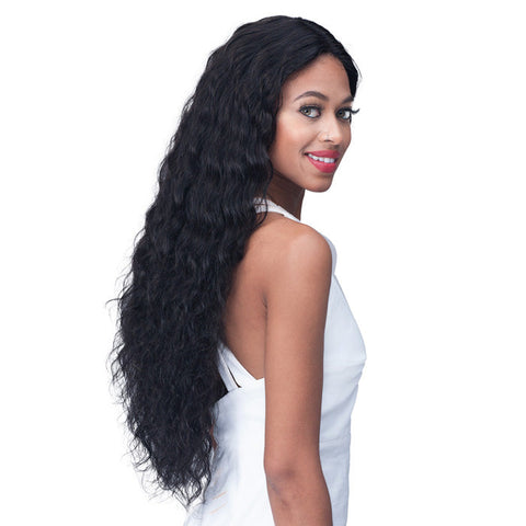 Bobbi Boss 100% Unprocessed Remy HD Lace Bundle Hair Wig -WET & WAVY 28"