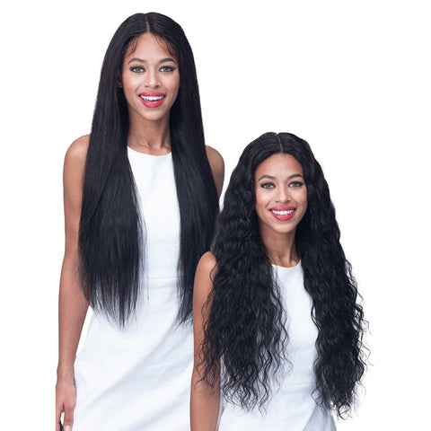 Bobbi Boss 100% Unprocessed Remy HD Lace Bundle Hair Wig -WET & WAVY 28"