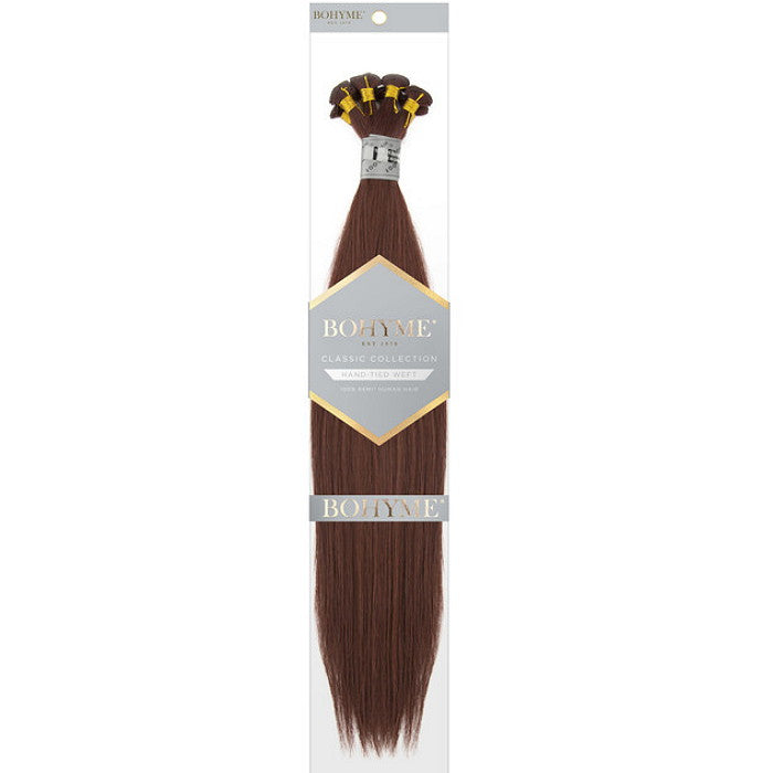 Bohyme Gold 100% Remy Human Hair Weave - SILKY STRAIGHT 14/18/22" (Hand-Tied)