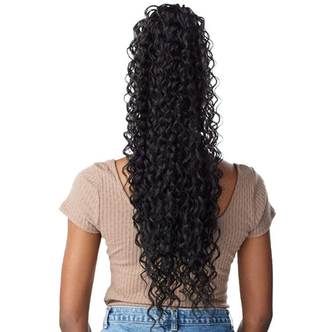 Sensationnel Synthetic Ponytail Instant Pony Wrap Braided Deep 28"