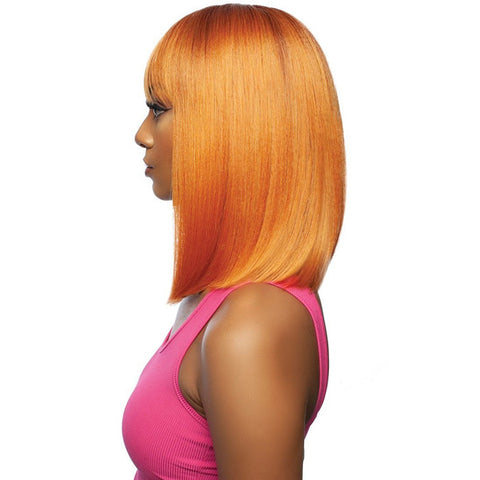 Mane Concept Brown Sugar Human Hair Blend Full Wig - RIHANNA BOB 02
