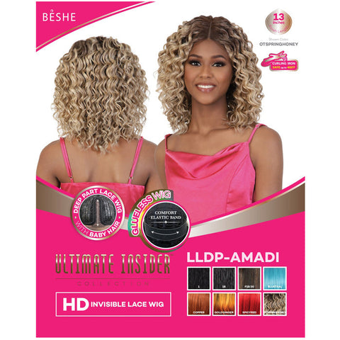 Beshe Ultimate Insider Glueless HD Deep Lace Part Wig - LLDP-AMADI