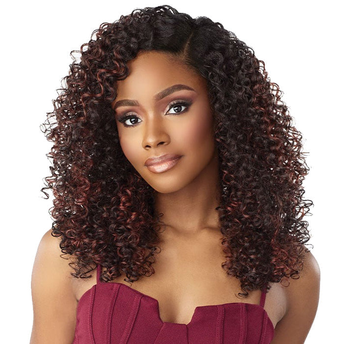 Sensationnel Curls Kinks V-Part Wig Glueless HD Lace Part Wig - V-UNIT 5