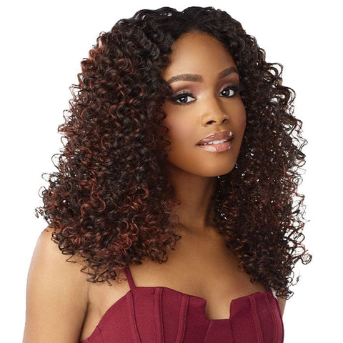 Sensationnel Curls Kinks V-Part Wig Glueless HD Lace Part Wig - V-UNIT 5