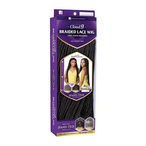 Sensationnel Cloud 9 100% Full Hand Tied Lace Wig - BOX BRAID 36