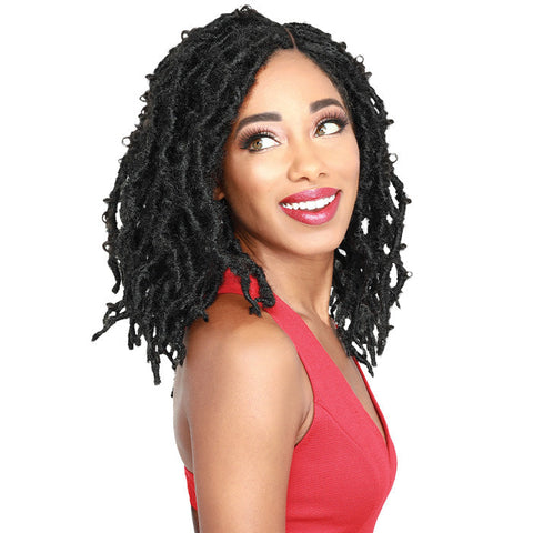 Zury Sis Knotless Braided 4x5 Free Part Lace Front Wig - DIVA LACE BUTTERFLY LOC SHORT