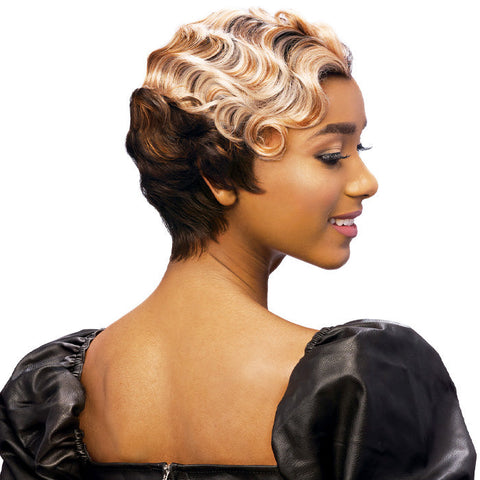 Vanessa Synthetic Party Lace Deep Reverse J Part Lace Front Wig DRJ HILLY