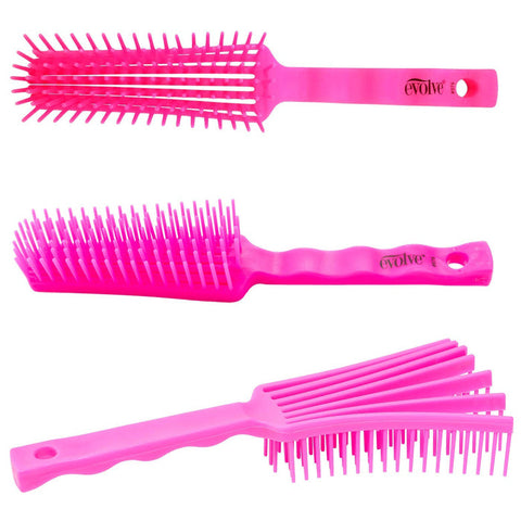 FIRSTLINE Evolve Flow-Thru Detangler Brush
