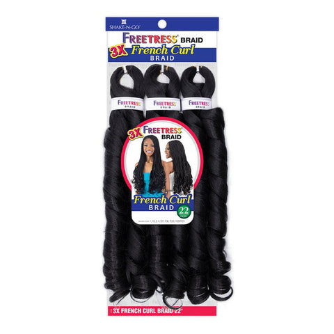 Freetress Braid - 3X FRENCH CURL 22"