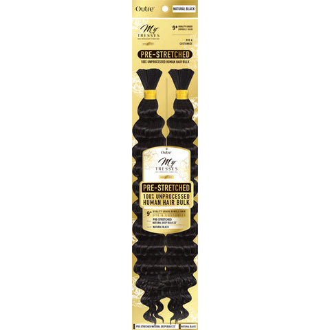 Outre Mytresses Gold Label 100% Unprocessed Human Hair Braids - PRE-STRETCHED NATURAL DEEP BULK 22"