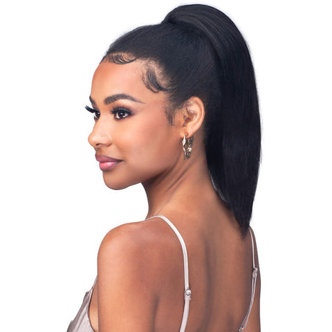 Bobbi Boss 100% Unprocessed Human Hair Drawstring Ponytail - HH-PT001 STRAIGHT 12