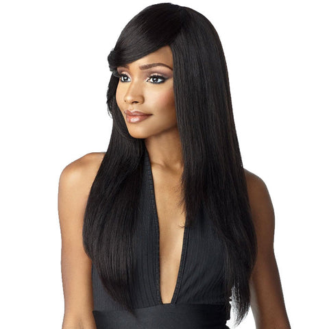 Sensationnel Empire 100% Human Hair Clip-In Side Swept Bang