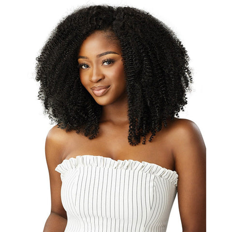Outre Human Hair Blend Big Beautiful Hair Clip In 9CS - SPRINGY AFRO 10"