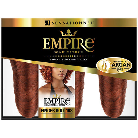 Sensationnel Empire 100% Human Hair Weaves 3PCS - FINGER ROLL 10S