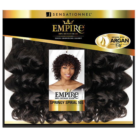 Sensationnel Empire 100% Human Hair Weaves -SPRINGY SPIRAL 10S 3PCS