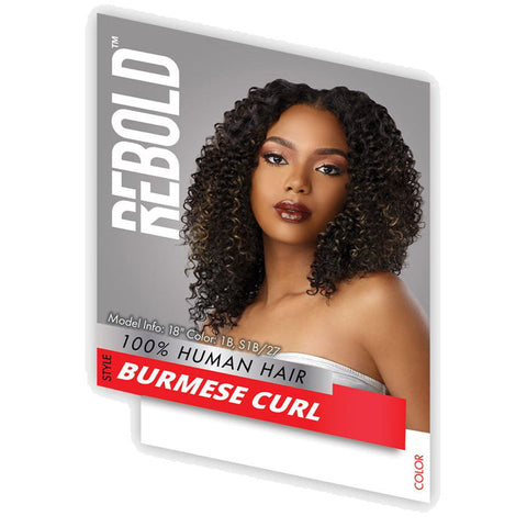 Sensationnel Rebold 100% Human Hair Weaves - BURMESE CURL (10/12/14/16/18)