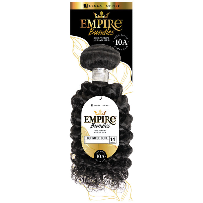 Sensationnel Empire Bundles 100% Virgin Human Hair 10A Weaves - BURMESE CURL
