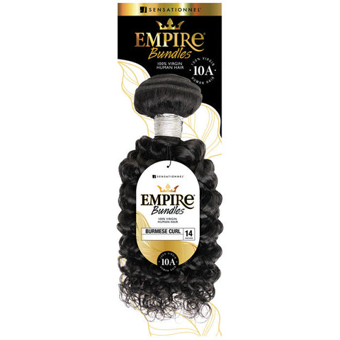 Sensationnel Empire Bundles 100% Virgin Human Hair 10A Weaves - BURMESE CURL