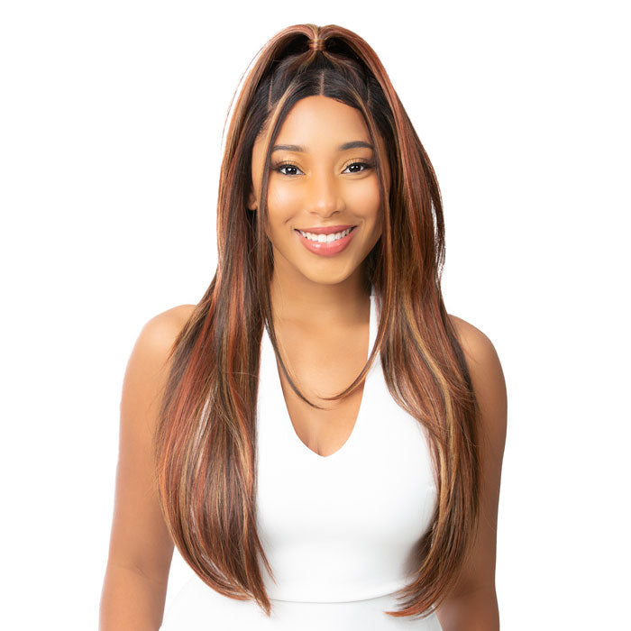 Nutique Illuze Glueless Glam Up 360 Round Hand-Tied HD Lace Wig - STRAIGHT 27"
