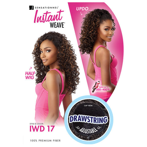 Sensationnel Instant Weave Half Wig Updo Drawstring Cap - IWD 17