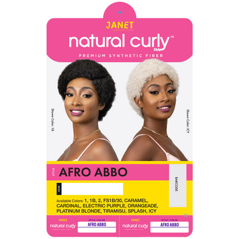 Janet Collection Natural Curly Full Wig - AFRO ABBO