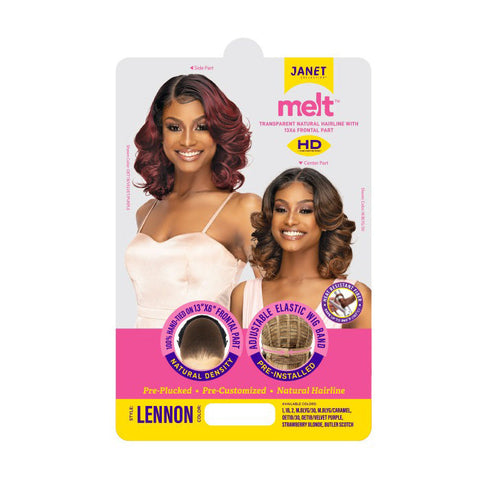 Janet Collection Melt HD 13X6 Swiss Lace Front Wig - LENNON