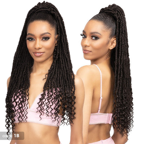 Janet Collection Remy Illusion Braid Ponytail - TAMPA