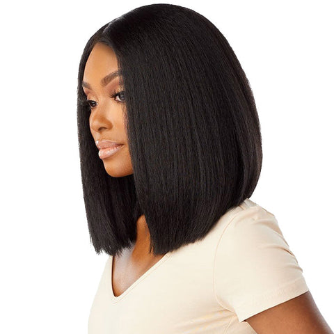 Sensationnel Curls Kinks Texture Glueless 13x6 HD Lace Front Wig - 13x6 KINKY BOB 14 - Kinky Edges