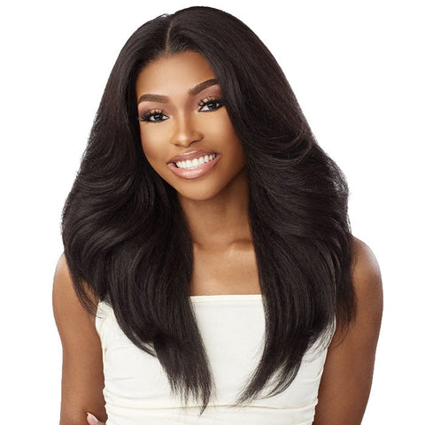 Sensationnel Curls Kinks Glueless HD 13x6 Lace Front Wig - 13x6 KINKY LAYERED BLOW OUT 22" - Kinky Edges