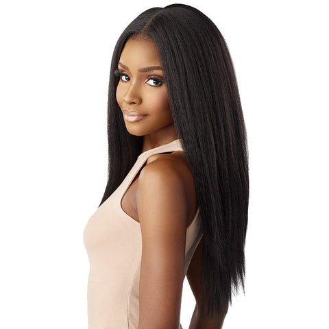 Sensationnel Curs Kinks & Co Glueless Kinky Edges 13x6 HD Lace Front Wig - 13x6 KINKY STRAIGHT 24"
