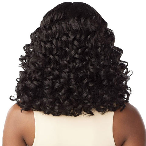 Sensationnel Curls Kinks & Co Glueless Textured HD Lace Front Wig - Y-PART KINKY SPIRAL CURL 14" - Kinky Edges