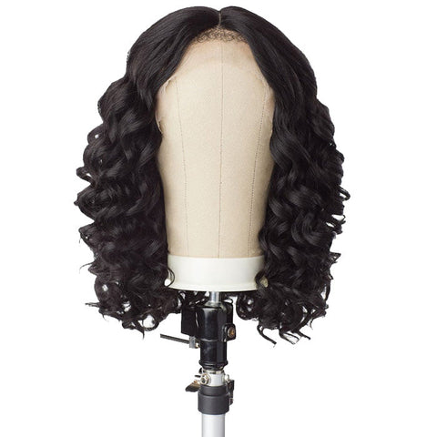Sensationnel Curls Kinks & Co Glueless Textured HD Lace Front Wig - Y-PART KINKY SPIRAL CURL 14" - Kinky Edges