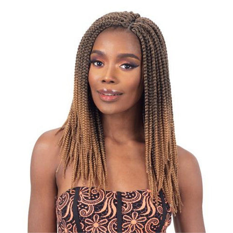 Freetress Pre-Looped Crochet Braids - 3X INDIVIDUAL BOX BRAID 14"