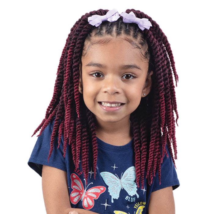 Freetress 3X Kids Pre-Looped Crochet Braid - JUMBO SENEGAL TWIST 9"