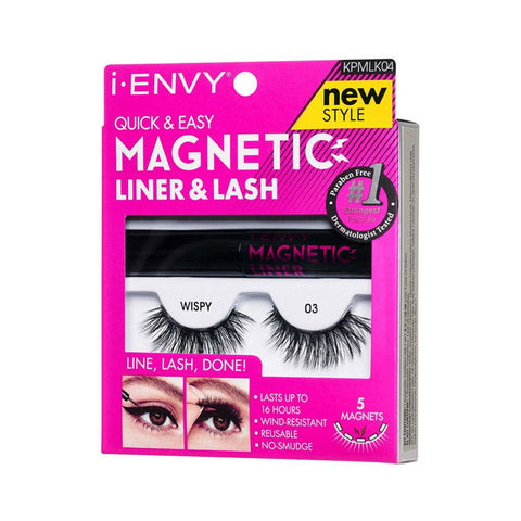 Kiss i-ENVY Quick & Easy Magnetic Liner & Lash - WISPY 03 KPMLK04
