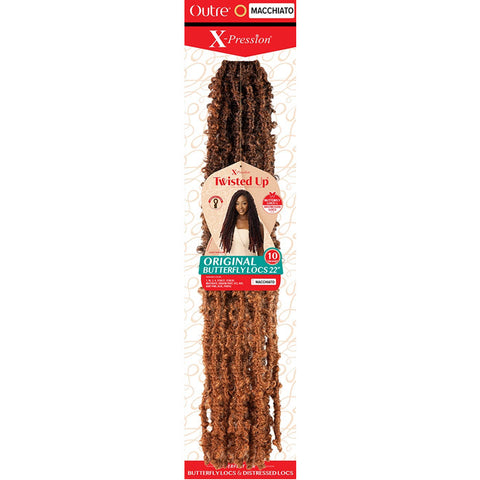 Outre X-Pression Twisted Up Crochet Loop Braid - ORIGINAL BUTTERFLY LOCS 22"