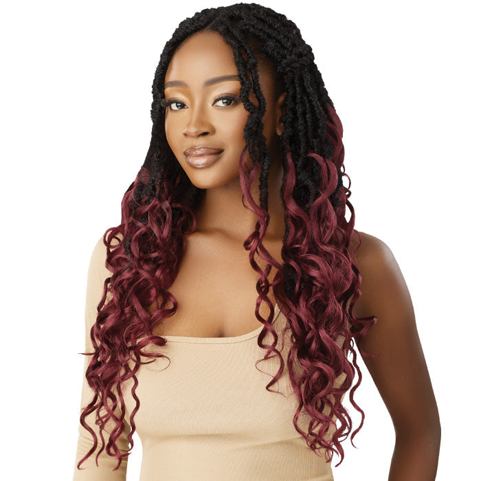 Outre X-Pression Twisted Up Crochet Loop Braid - BOHO TROPICAL BOUNCY LOCS 20" 3X